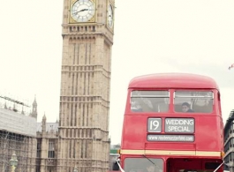 Red London Routemaster Bus for wedding hire in Luton